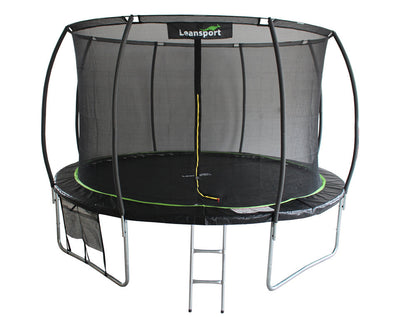 Trampolína Sport Max 426 cm s ochrannou sítí a žebříkem