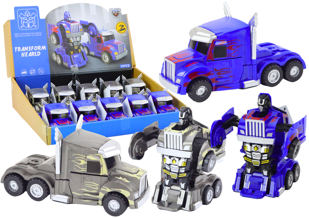 Transformující robot kamion 2v1 s pohyblivými částmi