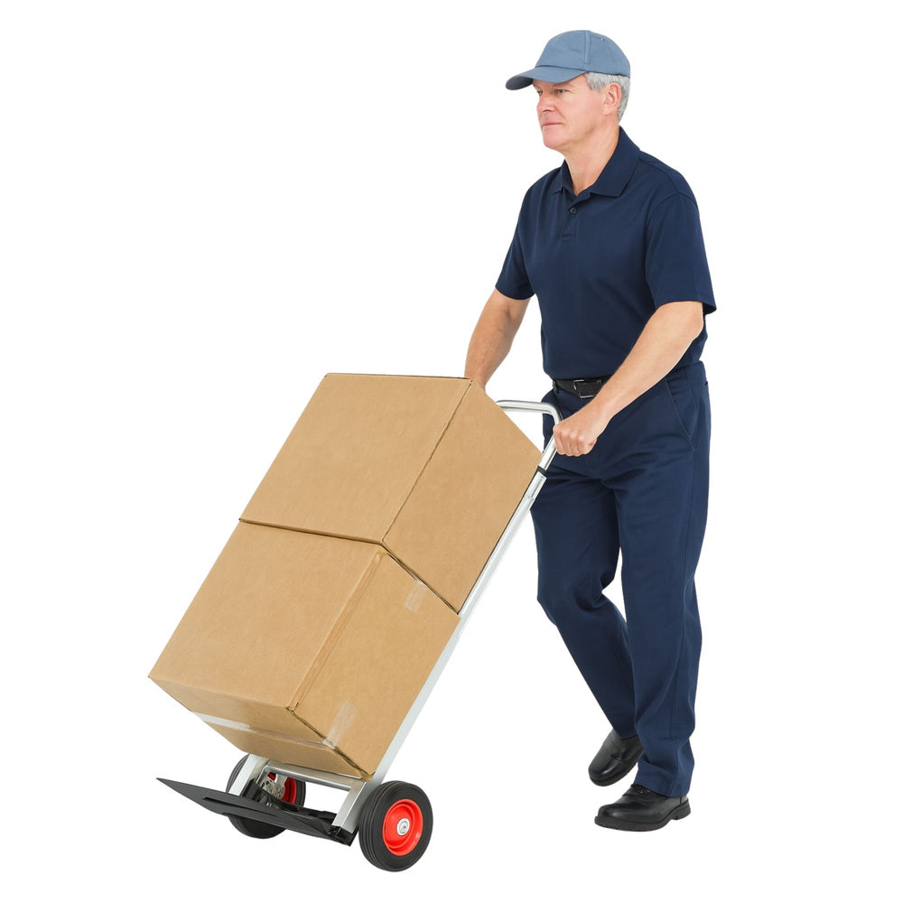 Transportní vozík skladací hliníkový 90kg – teleskopická rukojeť