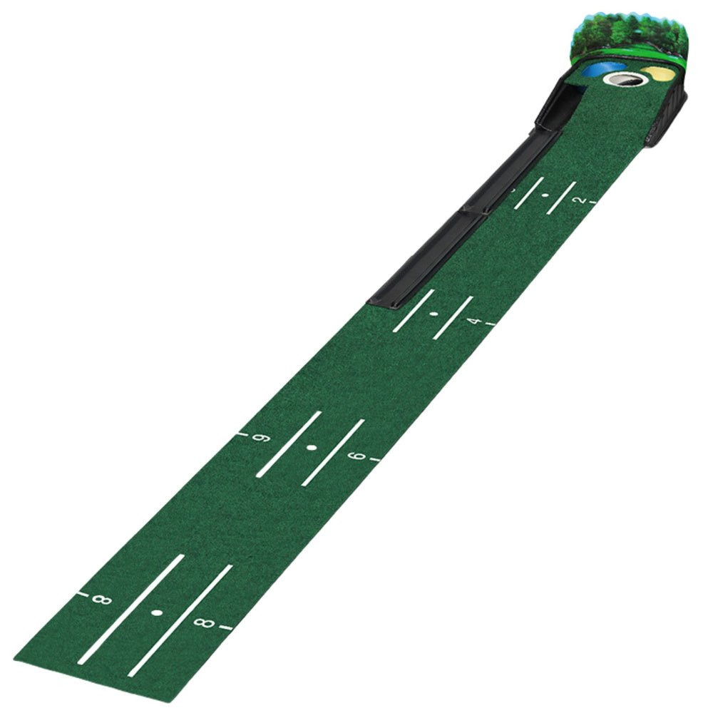Tréninková mata na golf z filcu se 3 jamkami, 175 cm – pro děti od 6 let