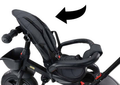 Tříkolka PRO550 černá – lehká a stabilní pro děti