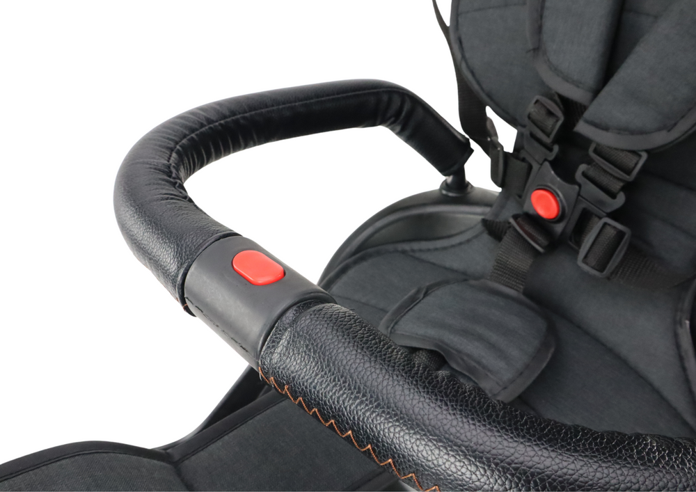 Tříkolka PRO550 černá – lehká a stabilní pro děti