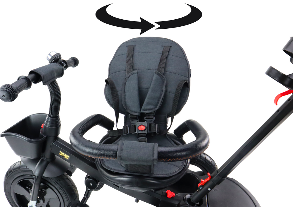 Tříkolka PRO550 černá – lehká a stabilní pro děti