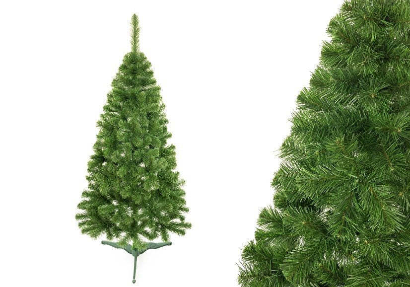 Umělá vánoční borovice 150cm s přírodním vzhledem a stojanem