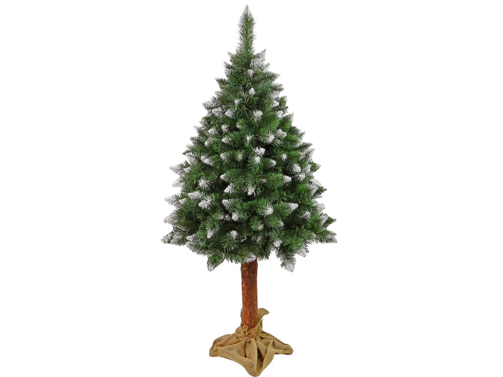 Umělý vánoční stromek borovice 180cm na kmeni s krystaly
