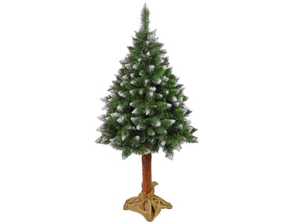 Umělý vánoční stromek borovice 180cm na kmeni s krystaly