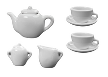 Vánoční kreativní sada na malování porcelánu s čajovou soupravou