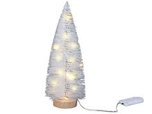 Vánoční stromeček LED bílý 32 cm – dekorační s světýlky