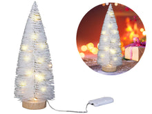 Vánoční stromeček LED bílý 32 cm – dekorační s světýlky