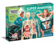 Vědecká anatomie člověka s kostrou a orgány – Clementoni