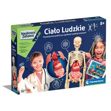 Vědecká hra lidské tělo se skeletem a orgány – Clementoni