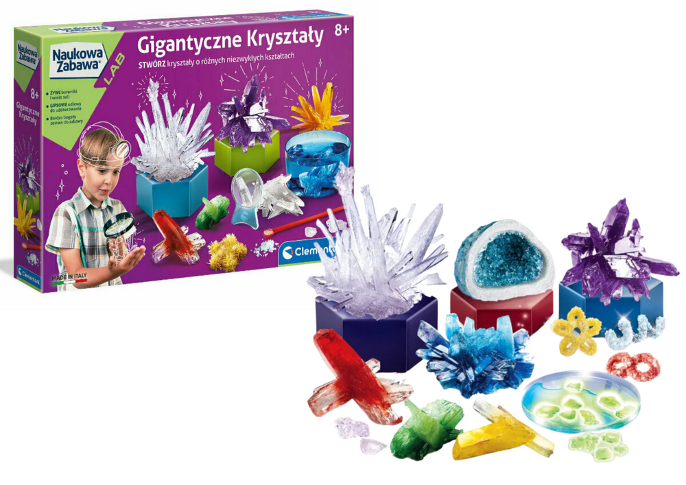 Vědecká sada Gigantické krystaly – Clementoni