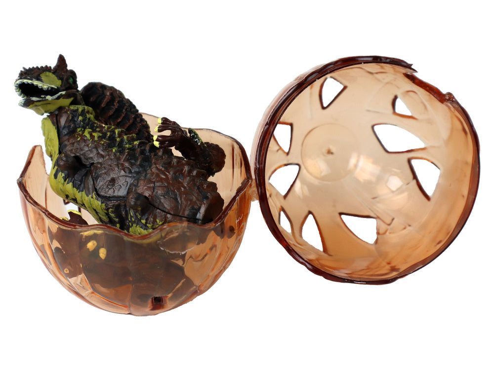 Vejce s figurkou dinosaura 9 cm 3 barvy