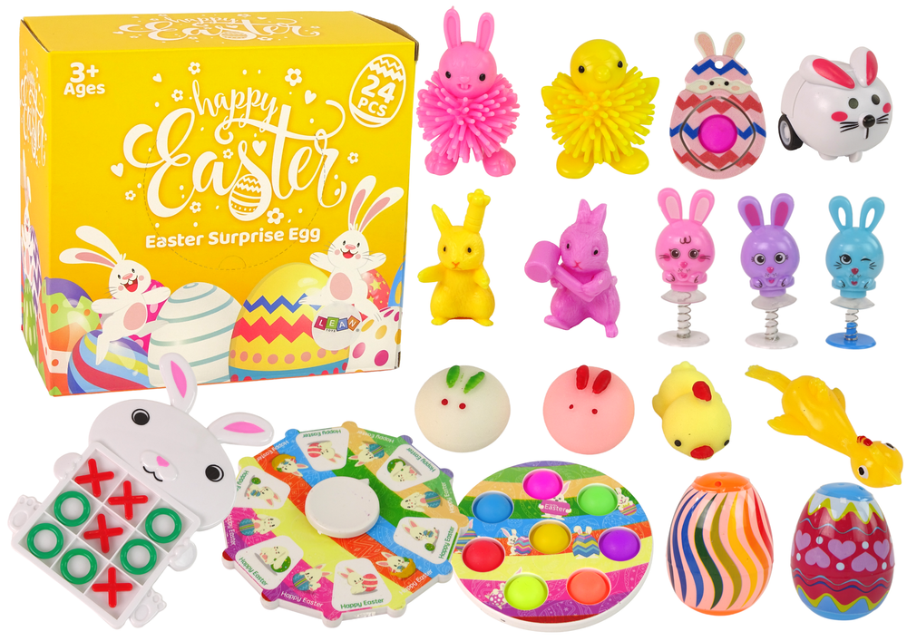 Velikonoční fidget toys antistresové – sada 18 kusů
