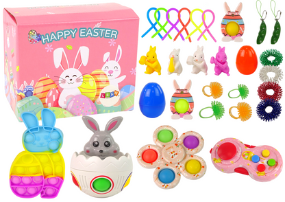 Velikonoční fidget toys antistresové – sada 29 kusů