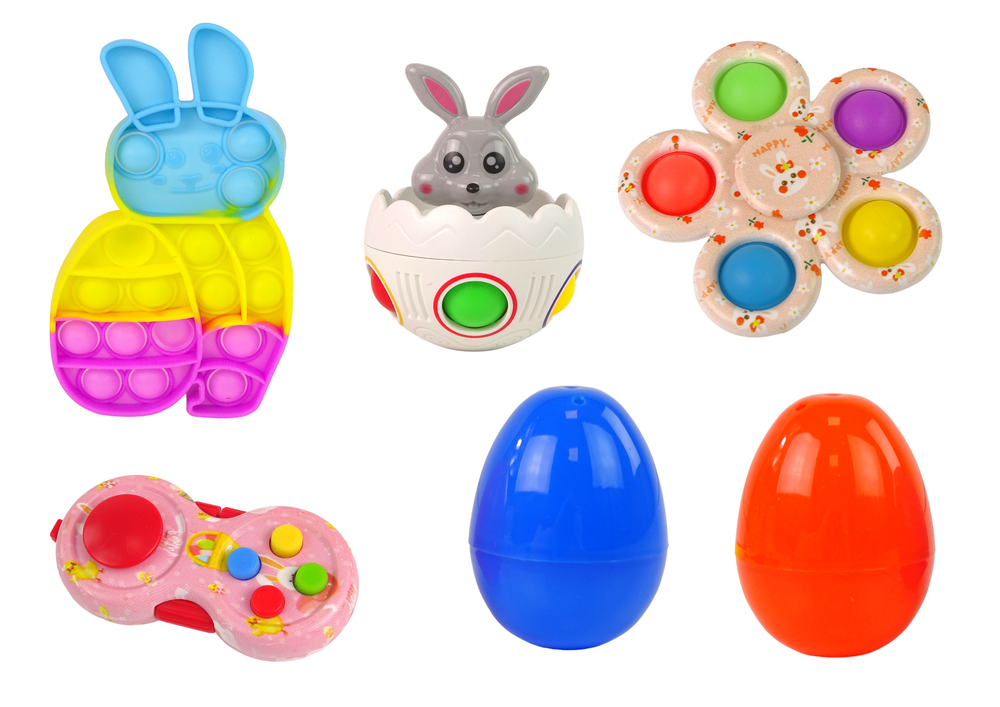 Velikonoční fidget toys antistresové – sada 29 kusů