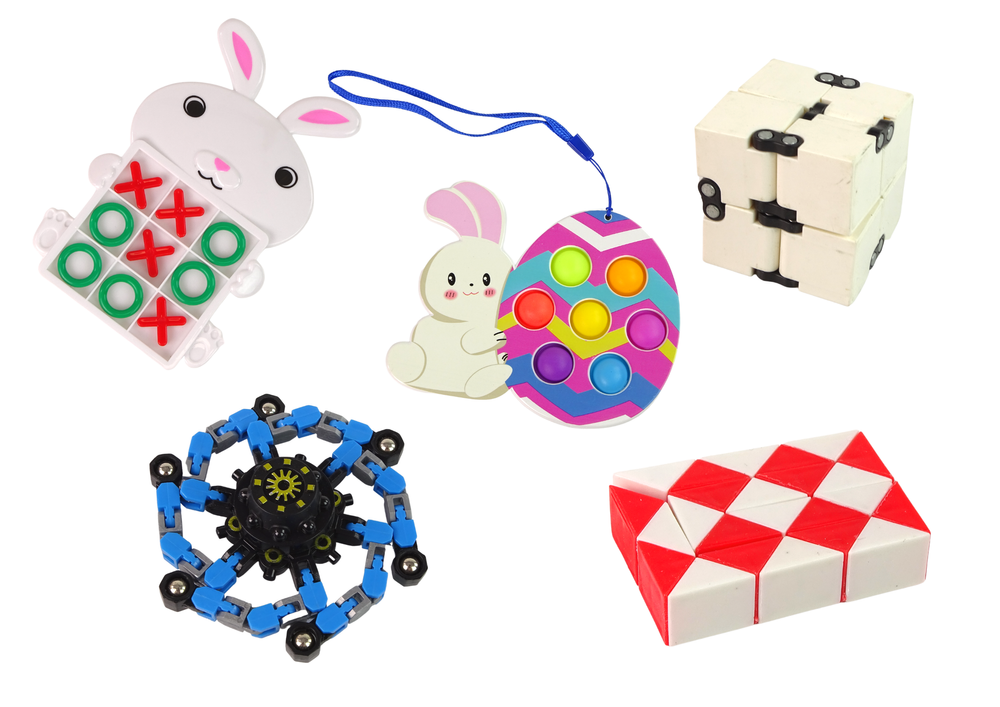 Velikonoční fidget toys antistresové – sada 36 kusů