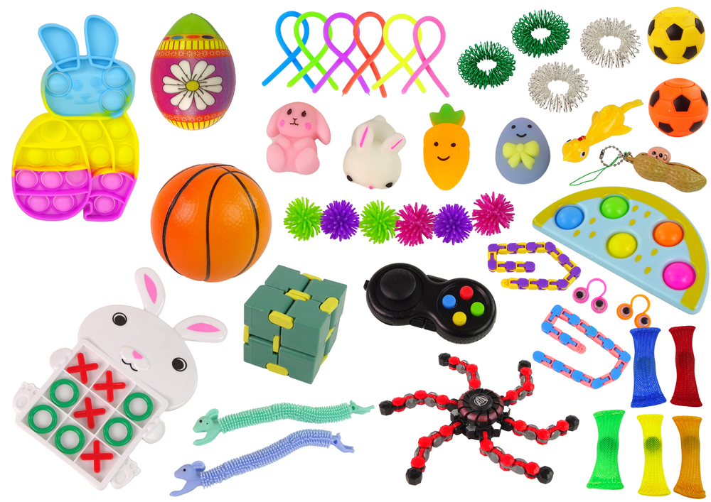 Velikonoční Pop It Squishy – antistresové hračky 42 prvků