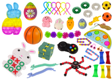 Velikonoční Pop It Squishy – antistresové hračky 42 prvků