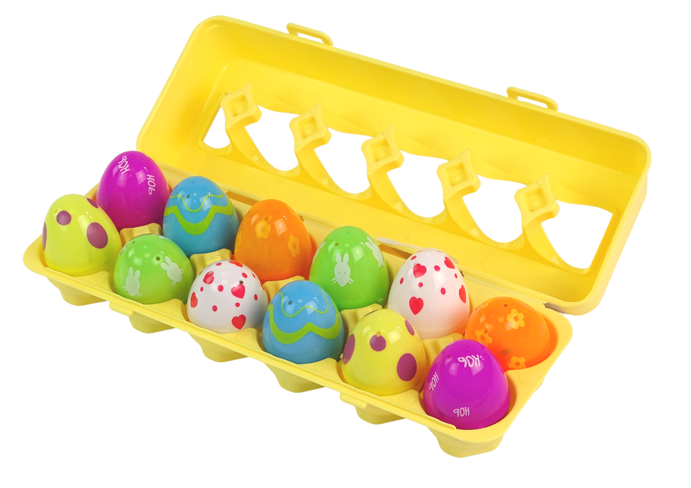 Velikonoční vajíčka squishy – antistresová hračka 12ks