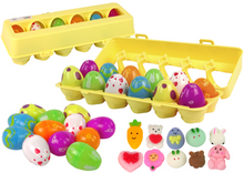 Velikonoční vajíčka squishy – antistresová hračka 12ks