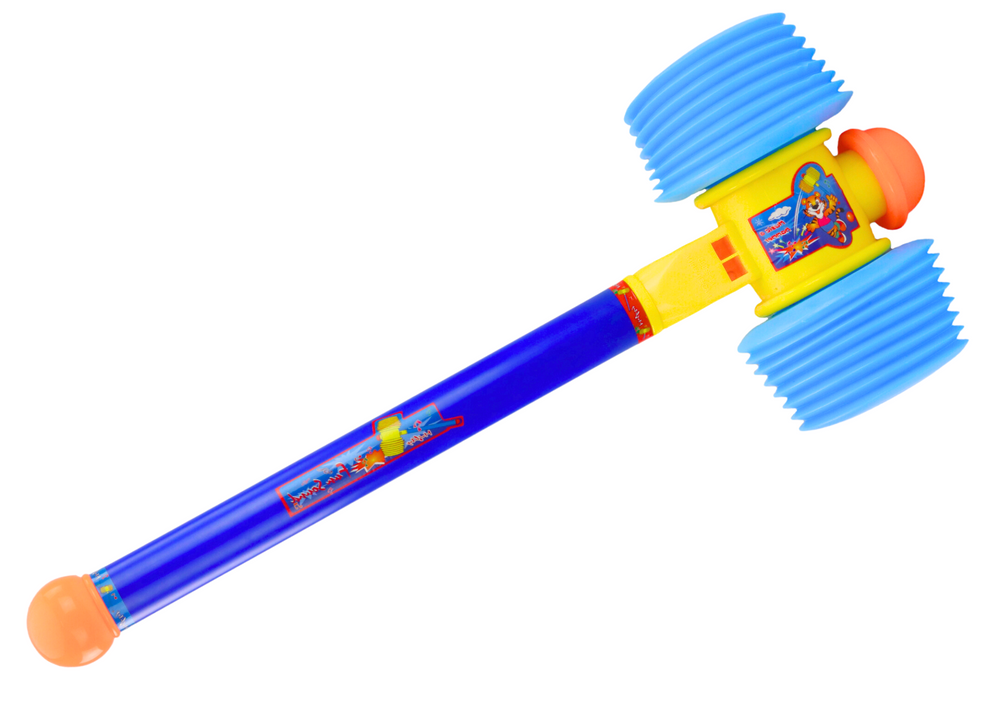 Velký měkký kladivo 60 cm – modrá hračka pro děti