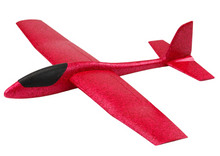 Velký polystyrénový letoun kluzák 68 cm červený