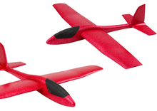 Velký polystyrénový letoun kluzák 68 cm červený