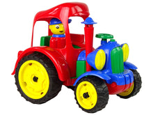 Velký traktor s figurkou – gumová kola pro farmu