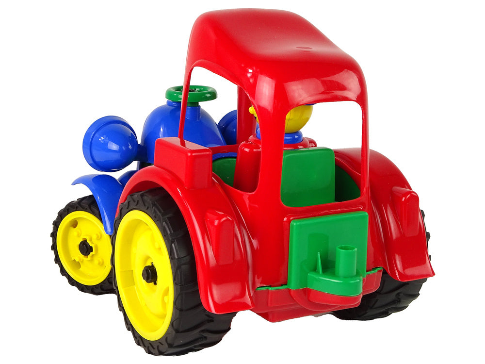 Velký traktor s figurkou – gumová kola pro farmu