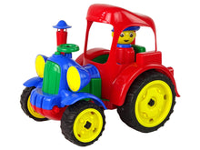 Velký traktor s figurkou – gumová kola pro farmu