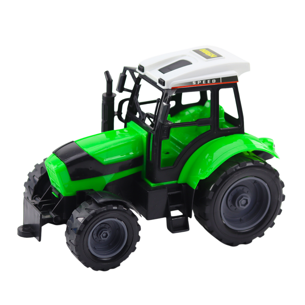 Velký zemědělský traktor s talířovou bránou – pohyblivé prvky