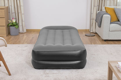 Velurový nafukovací matrace s elektrickou pumpou 191×97×46 cm – Bestway
