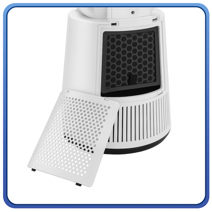 Ventilátor bezlopatkový stojací – s oscilací a LCD displejem