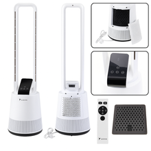 Ventilátor bezlopatkový stojací – s oscilací a LCD displejem