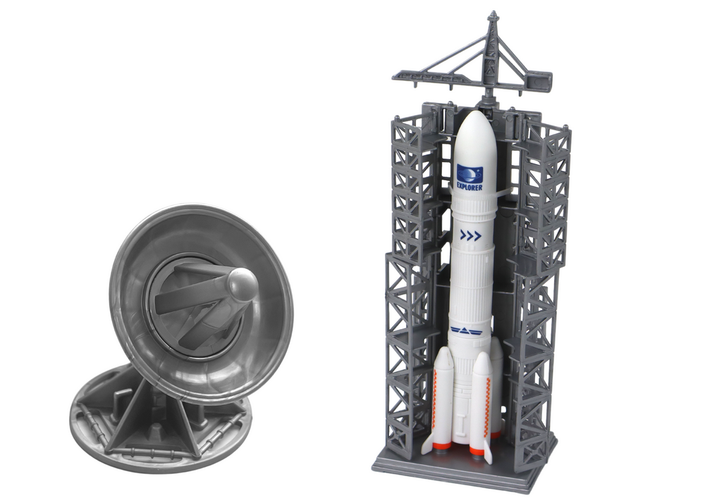 Vesmírná mise - sada s raketou a astronautem, 5 dílů