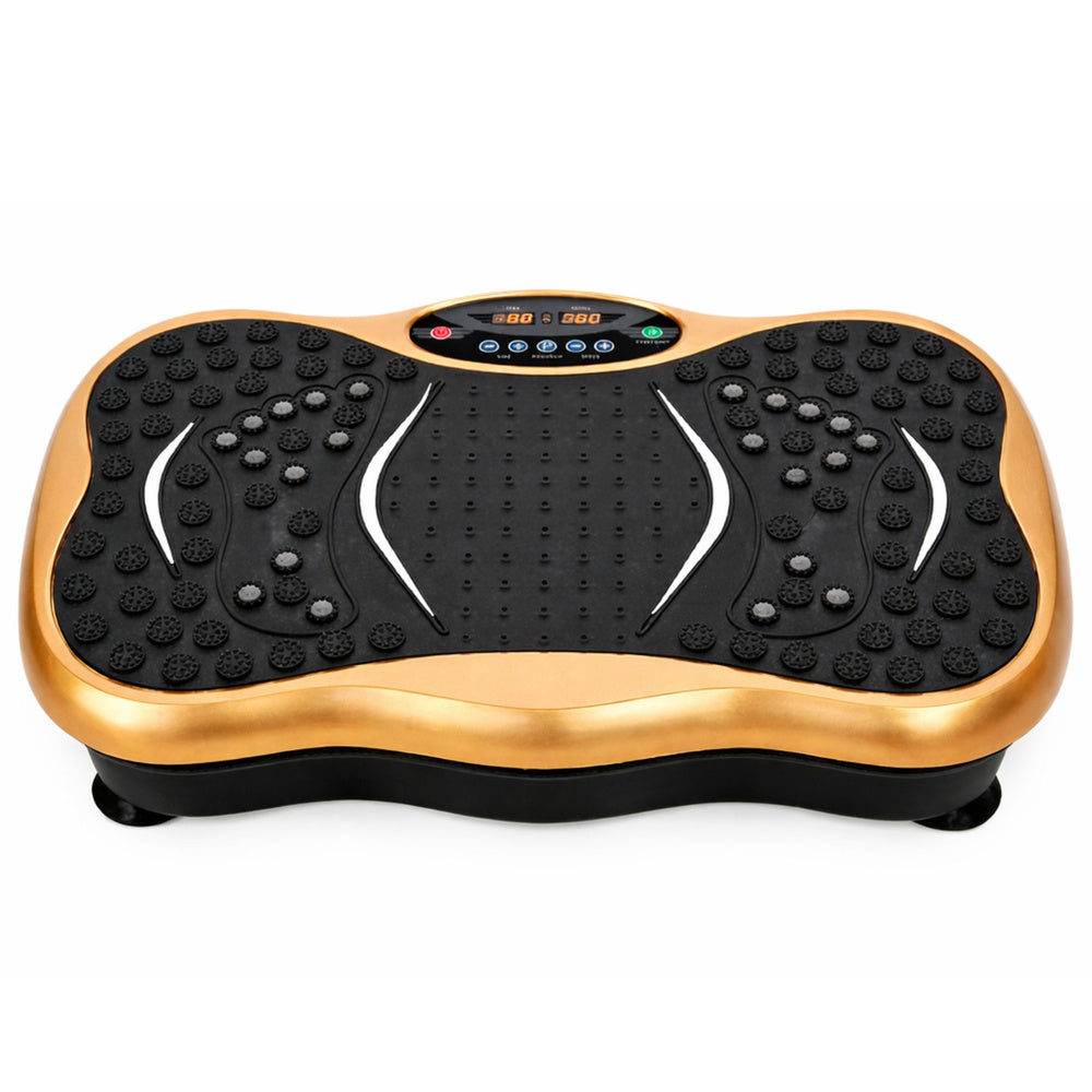 Vibrační fitness platforma s Bluetooth reproduktory pro cvičení
