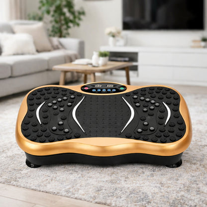 Vibrační fitness platforma s Bluetooth reproduktory pro cvičení