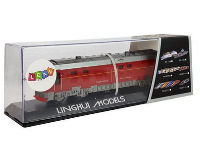 Vlak lokomotiva Pendolino s pull back pohonem světlo zvuk červený