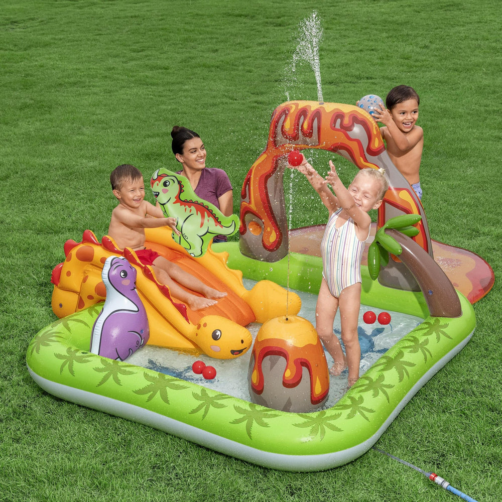 Vodní hřiště s dinosaury a sopkou – Bestway 53172