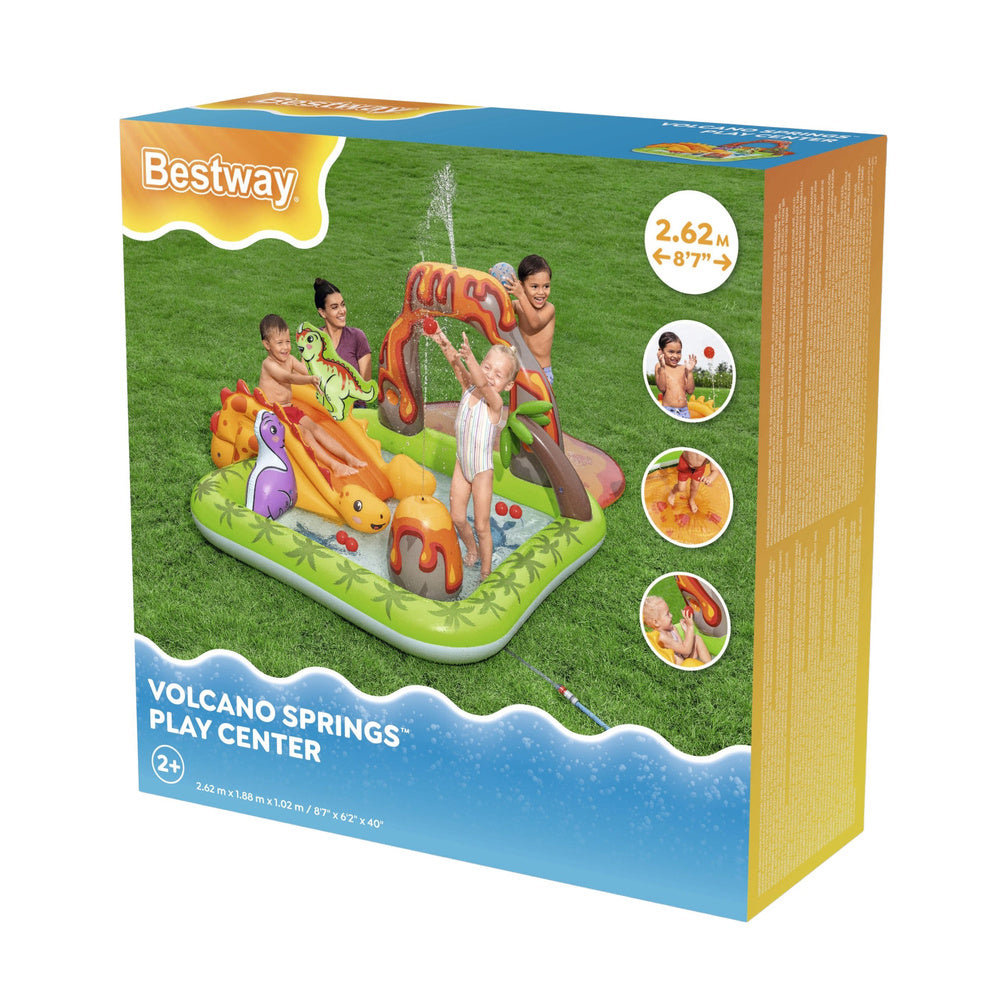 Vodní hřiště s dinosaury a sopkou – Bestway 53172