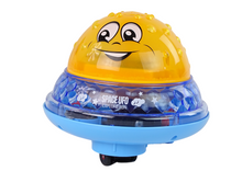 Vodní míček UFO s LED diodami – s hudbou | žlutý