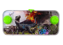 Vodní obratnostní hra Dinosaurus Carnotaurus s konzolou zelená