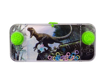 Vodní obratnostní hra Dinosaurus Velociraptor konzole zelená