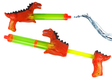 Vodní pistole 40 cm – s motivem dinosaura | červená