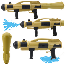 Vodní pistole Bazooka s pumpou 73cm – nádrž 1100ml béžová