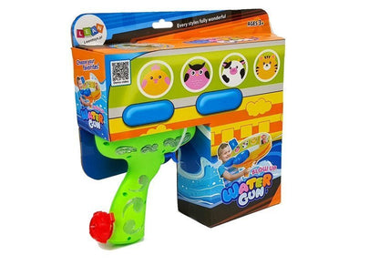 Vodní pistole dinosaurus s pumpou 72 cm zelená