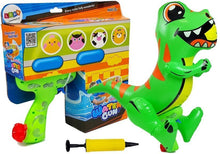 Vodní pistole dinosaurus s pumpou 72 cm zelená