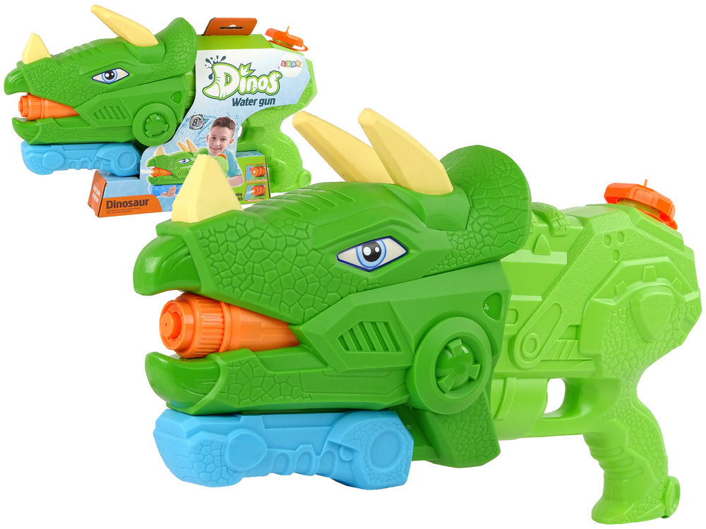 Vodní pistole dinosaurus Triceratops – 1330ml dosah 8m | zelená