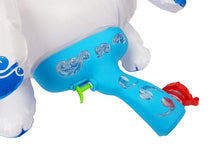 Vodní pistole jednorožec s pumpou 62 cm bílá modrá